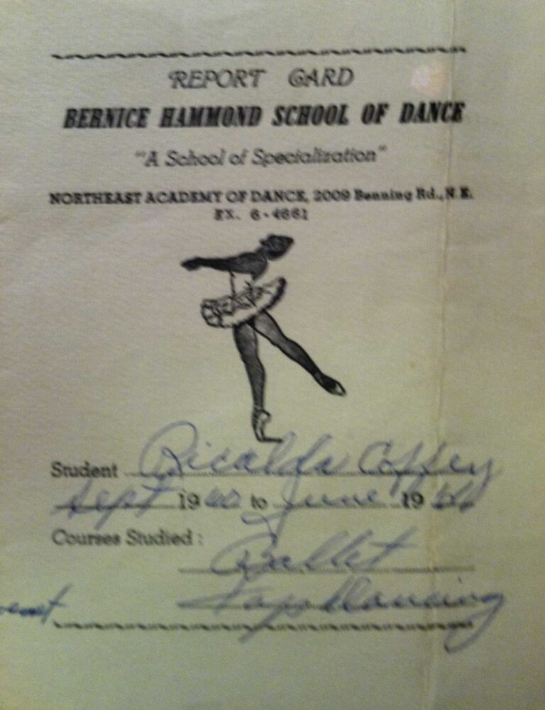 I still have one of my report cards from those years.